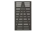 Image de Plus Gartenschaukel Schaukelgestell Luxus schwarz 268 x 260 x 225 cm mit 2 limefarbenen Schaukeln