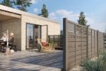 Image de Plus Gartengebäude Nordic Multihaus offen mit Doppeltor 635 x 218 cm - Dachpappe, Aluleisten und Bodenanker