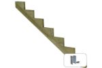 Image de Plus Gartengebäude Nordic Multihaus zwei Doppeltore aussen 635 x 218 cm - Dachpappe, Aluleisten und Bodenanker