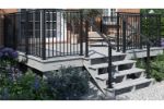Immagine di Plus Aussentreppe druckimprägniert 2-stufig Terrassentreppe 34 Grad - 120 x 51 x 37 cm