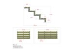 Image de Plus Twist Sitzgruppe Picknicktisch Retex Upcycling grün 204 cm