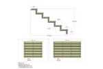 Immagine di Plus Stahl-Aussentreppe verzinkt 6-stufig Terrassentreppe 34 Grad - 120 x 154 x 105 cm