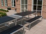 Bild von Plus Zigma Picknicktisch mit Verbindungsmodul Thermowood 392 cm
