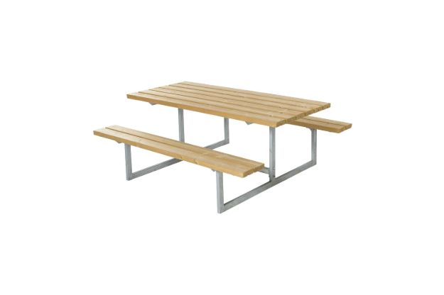 Immagine di Plus Basic Picknicktisch Thermowood 177 x 160 x 73 cm
