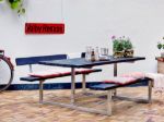 Image de Plus Basic Picknicktisch mit 2 Rückenlehnen Thermowood 177 x 184 cm