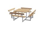 Immagine di Plus Rückenlehne Thermowood für Plankenbank mit Beschlag 118 cm