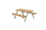 Bild von Plus Alpha Junior Picknicktisch Thermowood 118 x 118 x 57cm