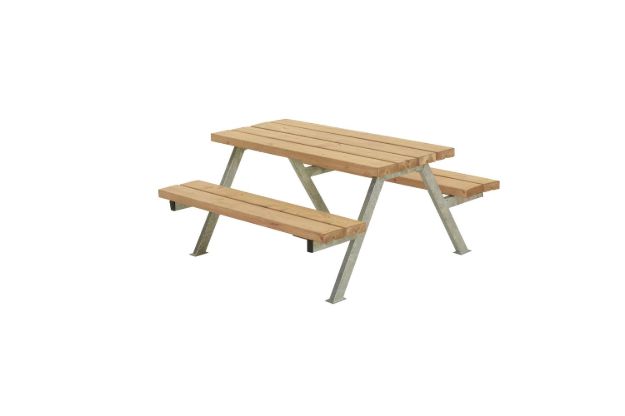 Bild von Plus Alpha Junior Picknicktisch Thermowood 118 x 118 x 57cm