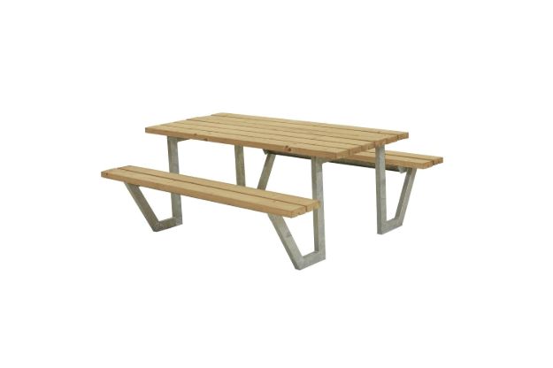 Immagine di Plus Wega Picknicktisch Thermowood 177 cm