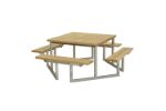 Bild von Plus Twist Sitzgruppe Picknicktisch Thermowood 204 cm