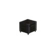 Image de Plus Cubic rollender Blumenkasten 46 x 50 x 45 cm schwarz-schwarz