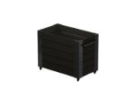 Bild von Plus Cubic rollender Blumenkasten 87 x 50 x 70 cm schwarz-schwarz