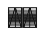 Image de Plus Cubic Rost mit Matte und höhenverstellbarem Stahlrahmen 40 x 80 x 12,3 cm