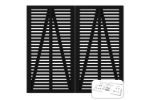 Immagine di Plus Alpha Junior Picknicktisch Kiefer-Fichte schwarz 177 x 118 x 57cm
