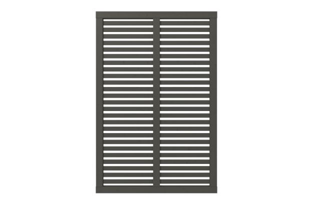 Image de Plus Harmoni Sichtschutz-Zaun umbragrau 120 x 180 cm