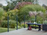Image de Plus Stahlpfosten rund mit Fuss + Schrauben-Set schwarz 4,2 x 4,2 x 98 cm