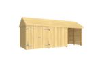 Immagine di Plus Gartengebäude Classic Multihaus ein Drittel offen mit Doppeltor 626 x 234 cm