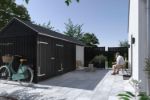 Immagine di Plus Gartengebäude Classic Multihaus ein Drittel offen mit Doppeltor 626 x 234 cm