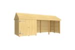 Immagine di Plus Gartengebäude Classic Multihaus offen mit Einzeltüre 626 x 234 cm