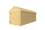 Image de Plus Gartengebäude Classic Multihaus geschlossen mit Einzel- und Doppeltor 626 x 234 cm