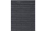 Image de Plus Klink Profilzaun mit Abschlussbrett 174 x 203 cm PEFC schwarz