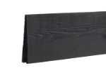 Image de Plus Klink Profilzaun mit Abschlussbrett 174 x 203 cm PEFC schwarz