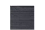 Immagine di Plus Klink Profilzaun mit Abschlussbrett 174 x 166 cm PEFC schwarz