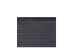 Immagine di Plus Plank Profilzaun mit Abschlussbrett 174 x 129 cm PEFC schwarz
