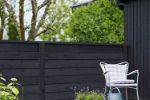 Immagine di Plus Klink Profilzaun mit Abschlussbrett 174 x 91 cm PEFC schwarz