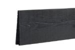 Immagine di Plus Klink Profilzaun mit Abschlussbrett 174 x 91 cm PEFC schwarz