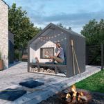 Bild von Plus Cozy Spielhaus mit Dachpappe und Aluleisten 208 x 184 cm