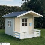 Bild von Plus Spielhaus mit Terrasse Dachpappe 238 x 215 x 190 cm unbehandelt