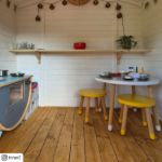 Bild von Plus Spielhaus mit Terrasse Dachpappe 238 x 215 x 190 cm unbehandelt
