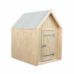 Image de Plus Classic Spielhaus mit Dachpappe und Aluleisten 144 x 124 cm
