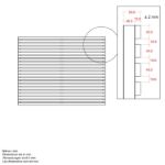 Image de Plus Tokyo Zaun ThermoWood 180 x 140 cm