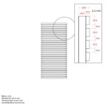 Bild von Plus Tokyo Sichtschutz-Zaun ThermoWood 83 x 180 cm