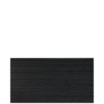 Bild von Plus Plank Profilzaun mit Abschlussbrett 174 x 91 cm PEFC schwarz