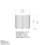 Bild von Plus Circle rollender Pflanzkasten ThermoWood - schwarz 55 x 55 cm