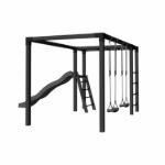 Image de Plus Daylife Spielanlage mit Schaukel schwarz 340 cm - M 3