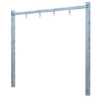 Immagine di Plus Stahl Schaukelgestell 247 x 8 x 212 cm