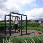 Image de Plus Fitness Reckstange 90 cm mit Montageplatte