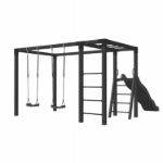 Bild von Plus Fitness Reckstange 90 cm schwarz mit Montageplatte