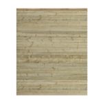 Bild von Plus Plank Profilzaun mit Abschlussbrett 174 x 203 cm PEFC druckimprägniert