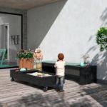 Image de Plus Fun Sitzbank mit rollbarem Sandkasten 60 x 180 cm
