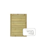 Bild von Plus Klink Tor 100 x 125 cm PEFC druckimprägniert mit Beschlägen