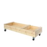 Immagine di Plus Fun Sitzbank mit rollbarem Hochbeet 60 x 180 cm