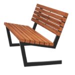 Bild von Plus Siesta Living Sofa 150 cm ThermoWood - schwarz