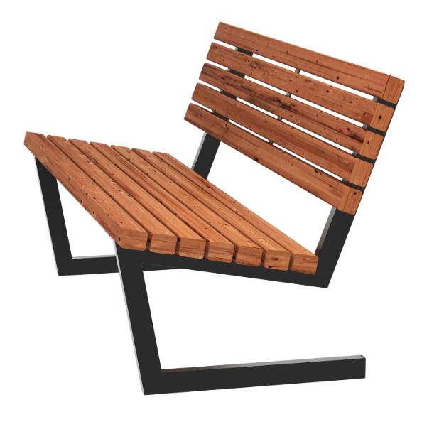Bild von Plus Siesta Living Sofa 150 cm ThermoWood - schwarz