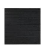 Immagine di Plus Plank Profilzaun mit Abschlussbrett 174 x 166 cm PEFC schwarz