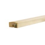 Immagine di Plus Plank Profilzaun mit Abschlussbrett 174 x 166 cm PEFC druckimprägniert